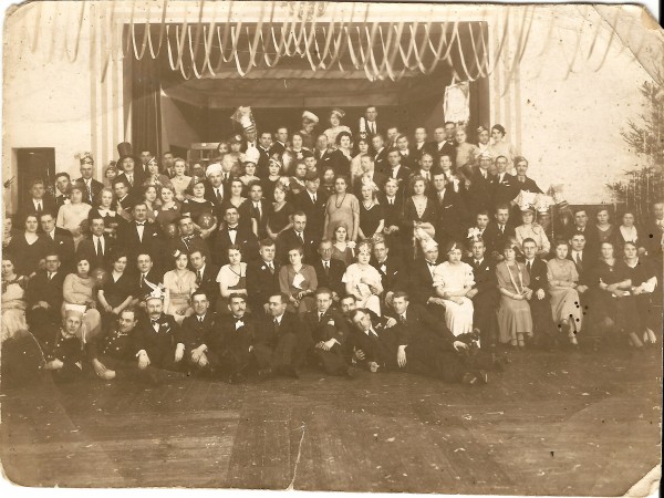 Bal karnawałowy w Domu Ludowym "Włókniarz" przełom roku 19351936