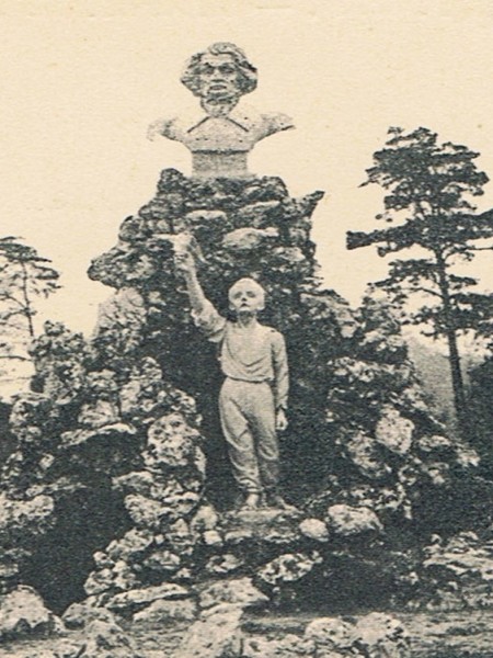 Pomnik A. Mickiewicza, park Bronisławów, 1909 r.